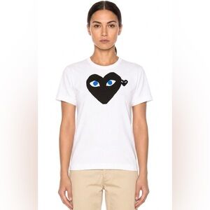Comme des Garcons PLAY Play Black Emblem Heart T-shirt